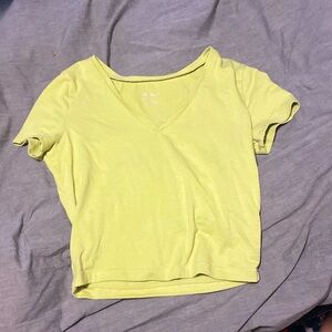 lime green wild fable crop top. perfect condition never been worn.